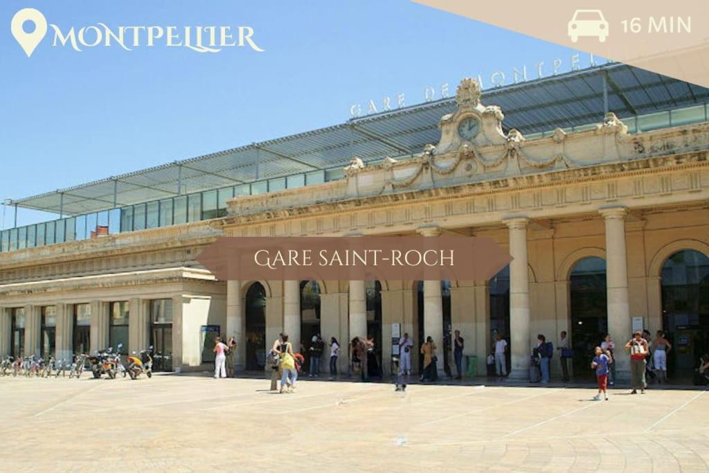 041 - Studio Le Chateau D'O, Appart 4Pers, Parking, Proche Faculte De Medecine Montpellier Bagian luar foto